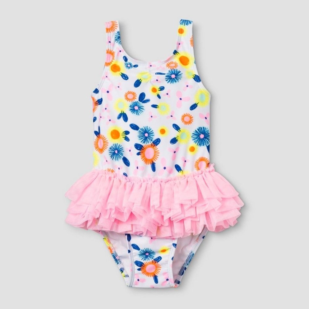 Toddler Girls' Tutu Swimsuit - Cat & Jack